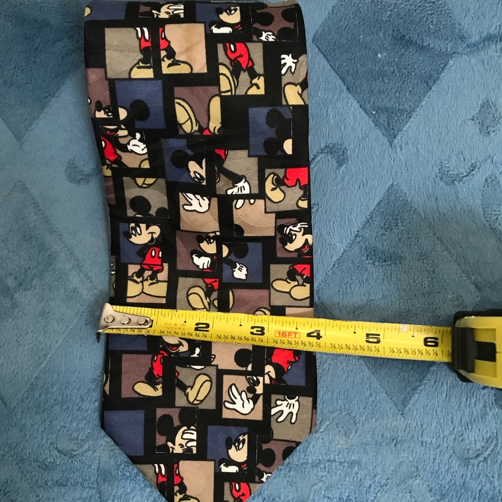 Mickey Mouse Checkered Necktie - image 6